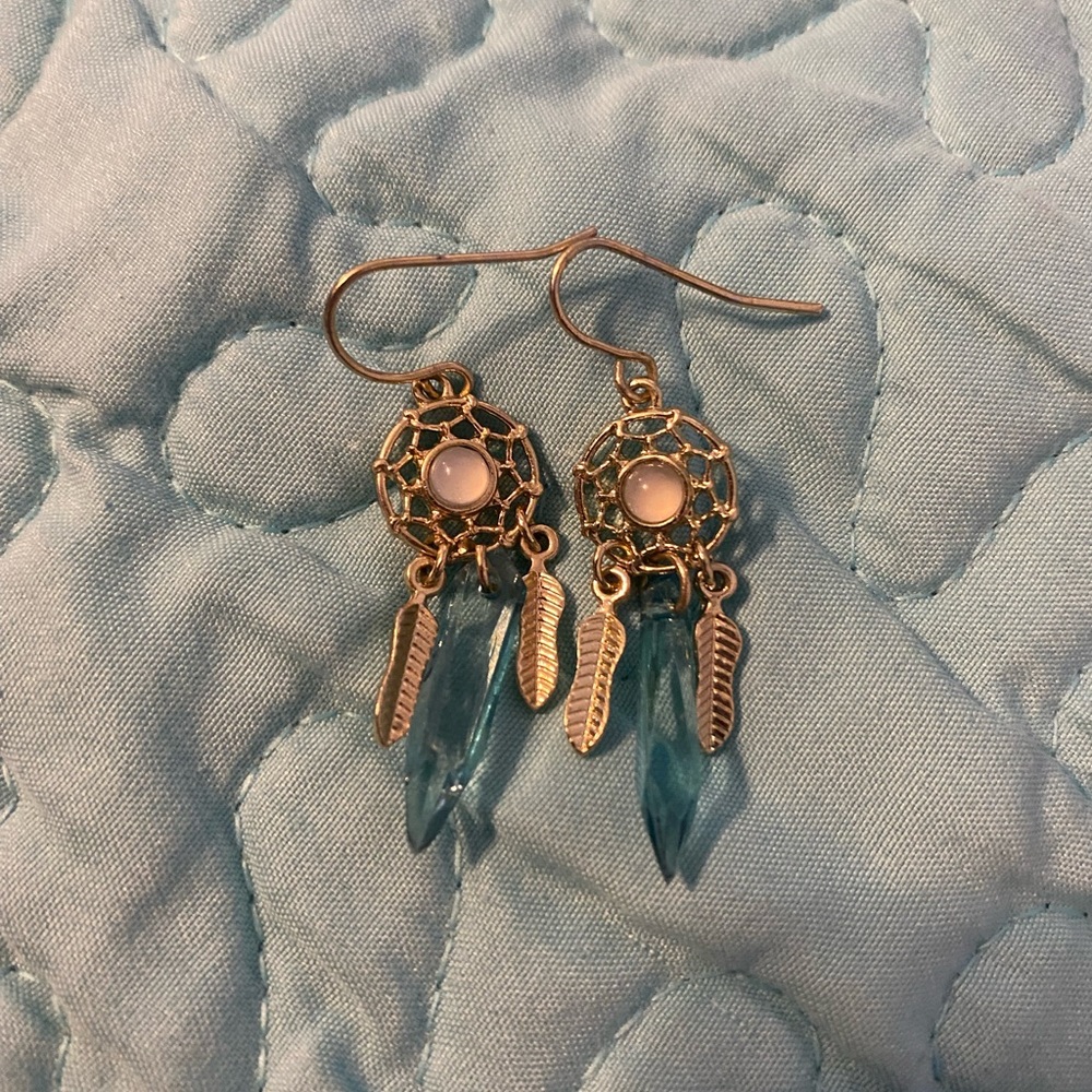 Dream catcher earrings